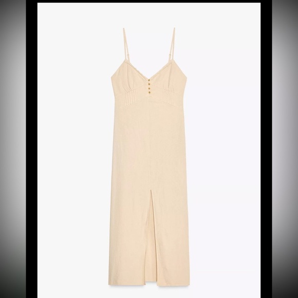 Zara Tan Midi Dress - Picture 16 of 16
